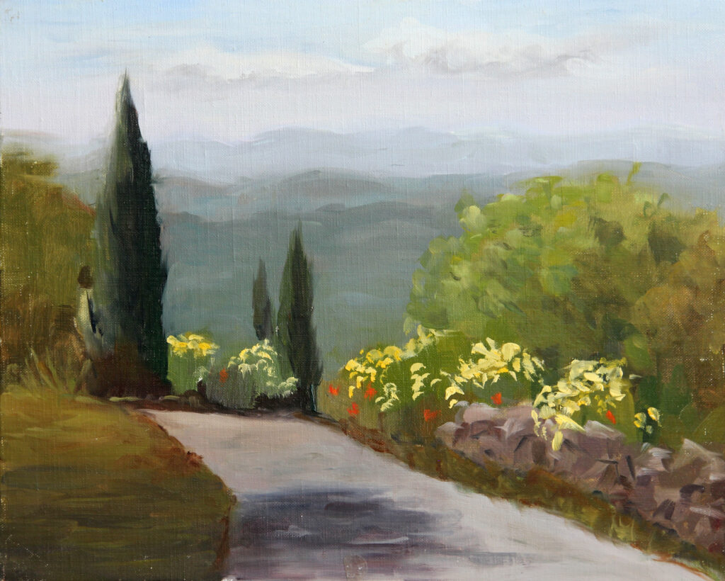 Tuscan road